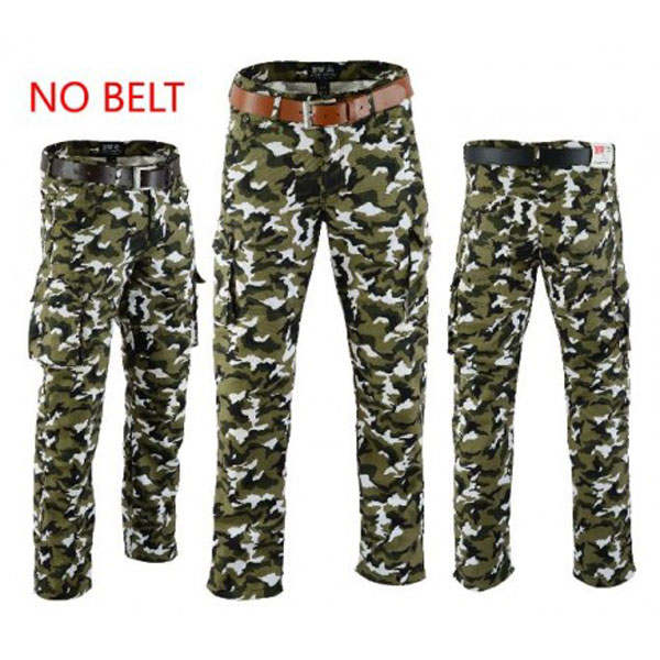 MOTORBIKE MOTORCYCLE CAMO CARGO TROUSER WITH ARMOUR